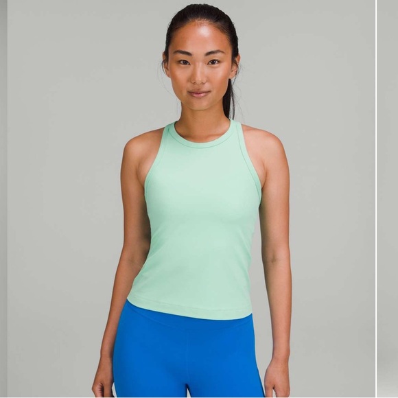 lululemon athletica Tops - LULULEMON Lululemon Align Waist-Length Racerback Tank Top Wild Mint